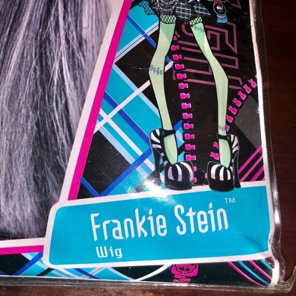 Monster High Frankie Stein Child Halloween Wig Halloween Party Costume USA